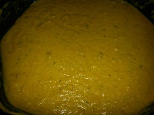 Carrot Curry Soup!  Very delicious!   at Da Bahamian Vegan in Nassau