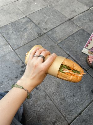   at Bánh Mỳ Chay - Vegetarian Bread in Hanoi
