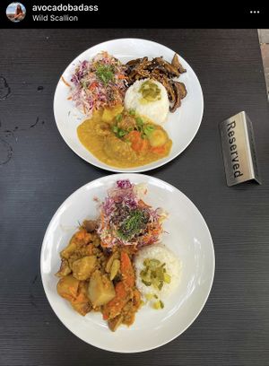 Potato yam curry  at Wild Scallion in Penticton