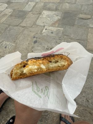 “Cheese” pastry   at Gregory's in Naxos