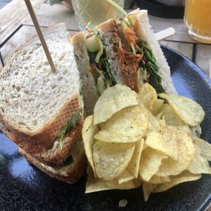 Smoked Tofu Sandwich  at Anne&Max in Nijmegen