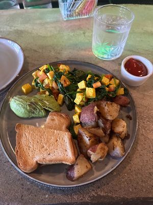 Southwest tofu scramble at Zava Cafe in Milton