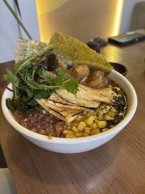 Miso ramen  at Horus Vegan in Recoleta