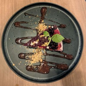 Stellar cake at Horus Vegan in Recoleta