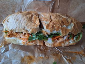 Tofu Banh Mi at BAMI House - Vietnamese Sandwich Shop in Dusseldorf