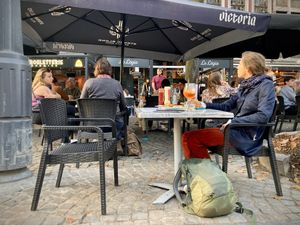 Terras   at Le Legia in Liege
