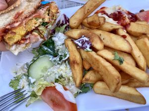 Vegen burger  at Le Legia in Liege