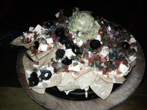 tofu nachos at Nacho Daddy - Downtown in Las Vegas