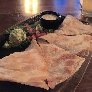 Vegan Quesadilla with Chickn at Nacho Daddy - Downtown in Las Vegas