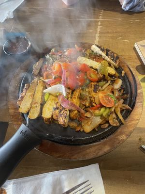 vegan fajitas  at Nacho Daddy - Downtown in Las Vegas