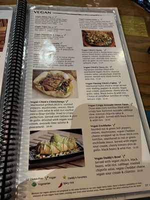 Clearly labeled options  at Nacho Daddy - Downtown in Las Vegas