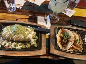 Tacos on the right  at Nacho Daddy - Downtown in Las Vegas
