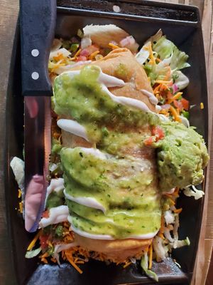 Chimichanga at Nacho Daddy - Downtown in Las Vegas