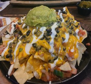 Vegan loaded nachos were delicious, and the staff was very friendly! #Veganuary at Nacho Daddy - Downtown in Las Vegas