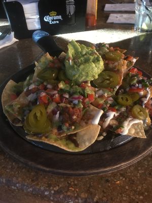 vegan loaded nachos at Nacho Daddy - Downtown in Las Vegas