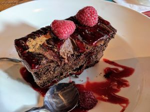 Save room for the chocolate cake... at Nacho Daddy - Downtown in Las Vegas