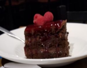 Vegan Chocolate Cake - to die for! at Nacho Daddy - Downtown in Las Vegas