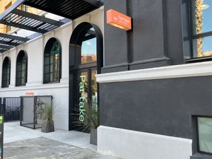 Front entrance  at Vegan Thai Kitchen - Commercial Kitchen & Food Hall in Long Beach