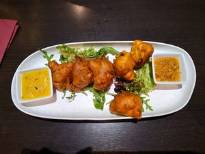 Gebackener Blumenkohl at Sherpa's in Gottingen