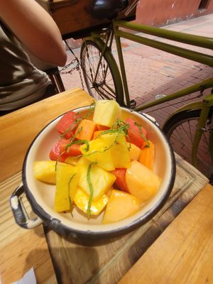 fruit salad at Lulo Bar in Santa Marta