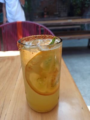 Lulo lemonade at Lulo Bar in Santa Marta