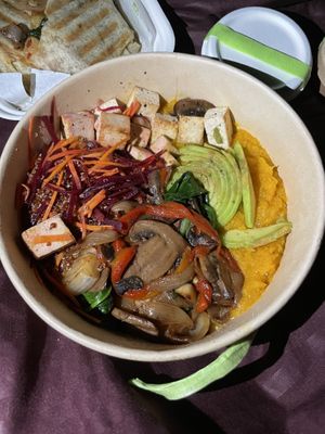 Quinoa bowl  at Lulo Bar in Santa Marta