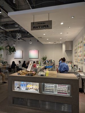 inside at (THISIS)NATURE in Kyoto