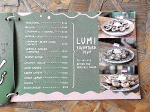Menu at LUMI - 咖啡店 in Hengchun