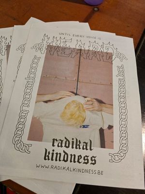 At Vegan Afairs, Bruges at Radikal Kindness in Bruges