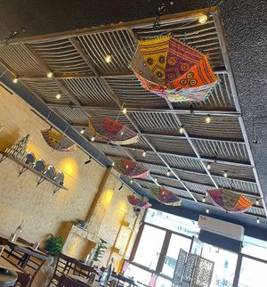 Ceiling decor   at Good Old Mukka in Carnegie