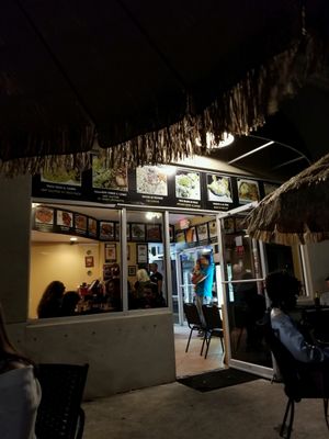 outside seating at Aji Limon in Cape Coral