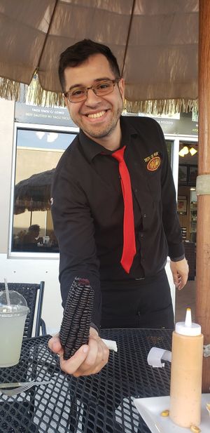 Our server, Manuel -- he is the best! at Aji Limon in Cape Coral