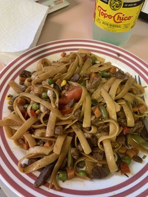 My leftover portion... still an ENTIRE plate! The best! at Aji Limon in Cape Coral