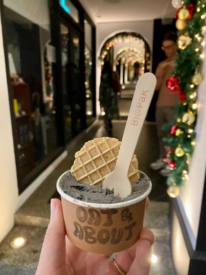 Black sesame at Oat & About in Central Singapore