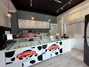 Dollop! Ice Cream Parlour Inside at Dollop! Ice Cream Parlour in Llandudno