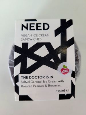 The Doctor Is In Vegan Ice Cream Sandwich at Dollop! Ice Cream Parlour in Llandudno