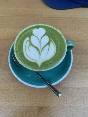 Vegetal matcha  at Montagnes Fleuries  in Chambery