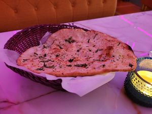 Vegan naan at Indian Bistro in Gothenburg