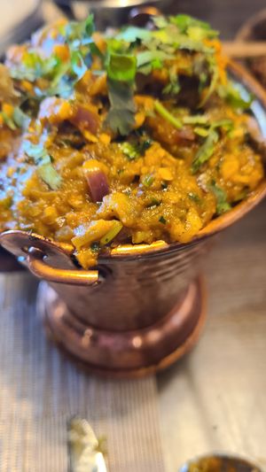 Eggplant stew at Turmerica By Tanvi Modi in Sterling