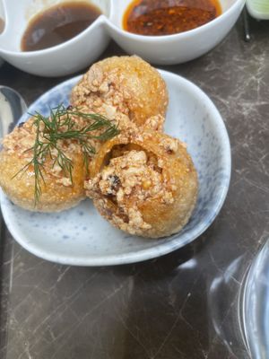 Tofu and chili  at Shu in Collingwood