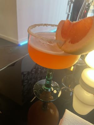 Grapefruit margarita  at Shu in Collingwood