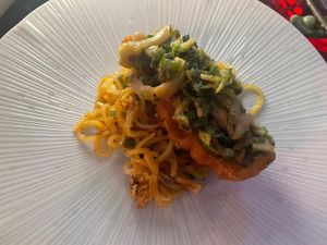 Chinese donut with potato  at Shu in Collingwood