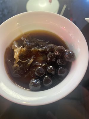 Black tea jellyy  at Shu in Collingwood