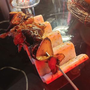 Sichuan Canteen Pt 1. Mushroom skewer, one of the better courses at Shu in Collingwood