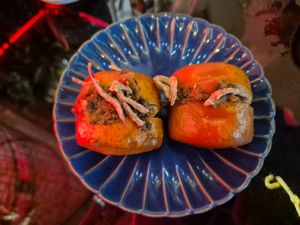 Golden mantou bread shiitake paste: amazing taste, and texture at Shu in Collingwood