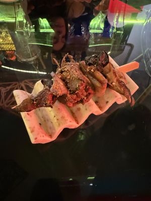 Grilled mushroomms  at Shu in Collingwood