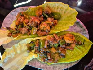 Plant mince san choi bao: yum! at Shu in Collingwood