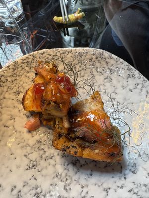Roasted Yuxiang Eggplant Pancake   at Shu in Collingwood