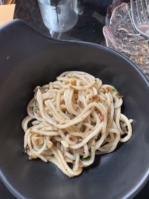 Chilled noodles, peanut butter soy dressing   at Shu in Collingwood