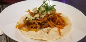 Jackfruit taco at Shu in Collingwood